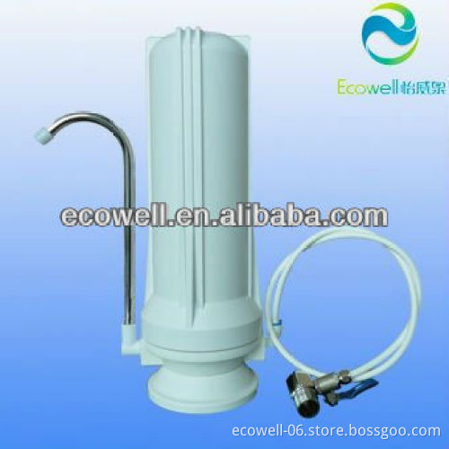 single portable top water filter